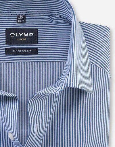 Olymp Modern fit zakelijk overhemd met streepmotief - Foto 3