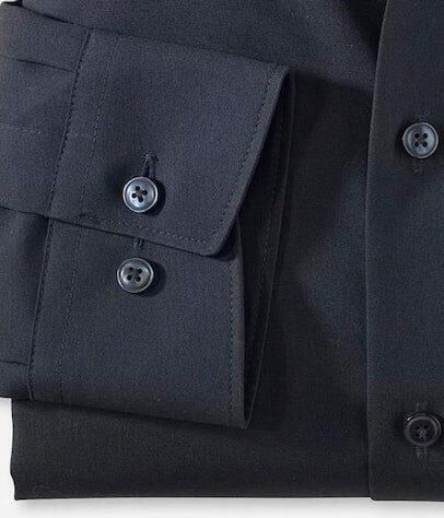 Olymp zakelijk overhemd poplin Luxor modern fit donkerblauw - Foto 4