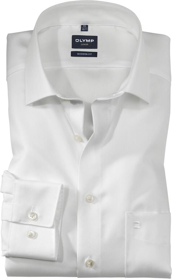 Olymp Modern fit zakelijk overhemd met knoopsluiting - Foto 5
