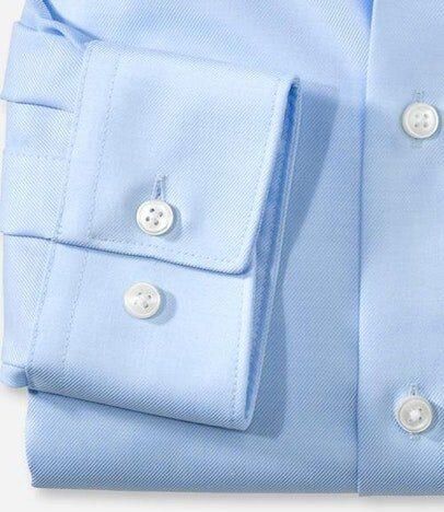 Olymp business overhemd normale fit lichtblauw effen katoen - Foto 6