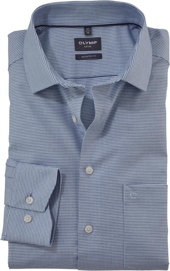 OLYMP Businessoverhemd Luxor modern fit modieus gedessineerd