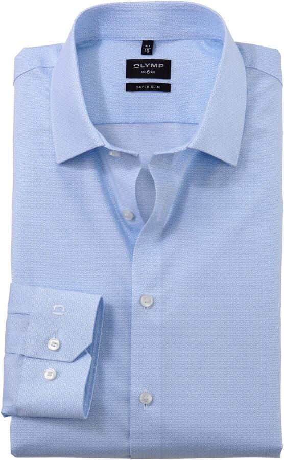 OLYMP Businessoverhemd No 6 six Met minimal-ontwerp