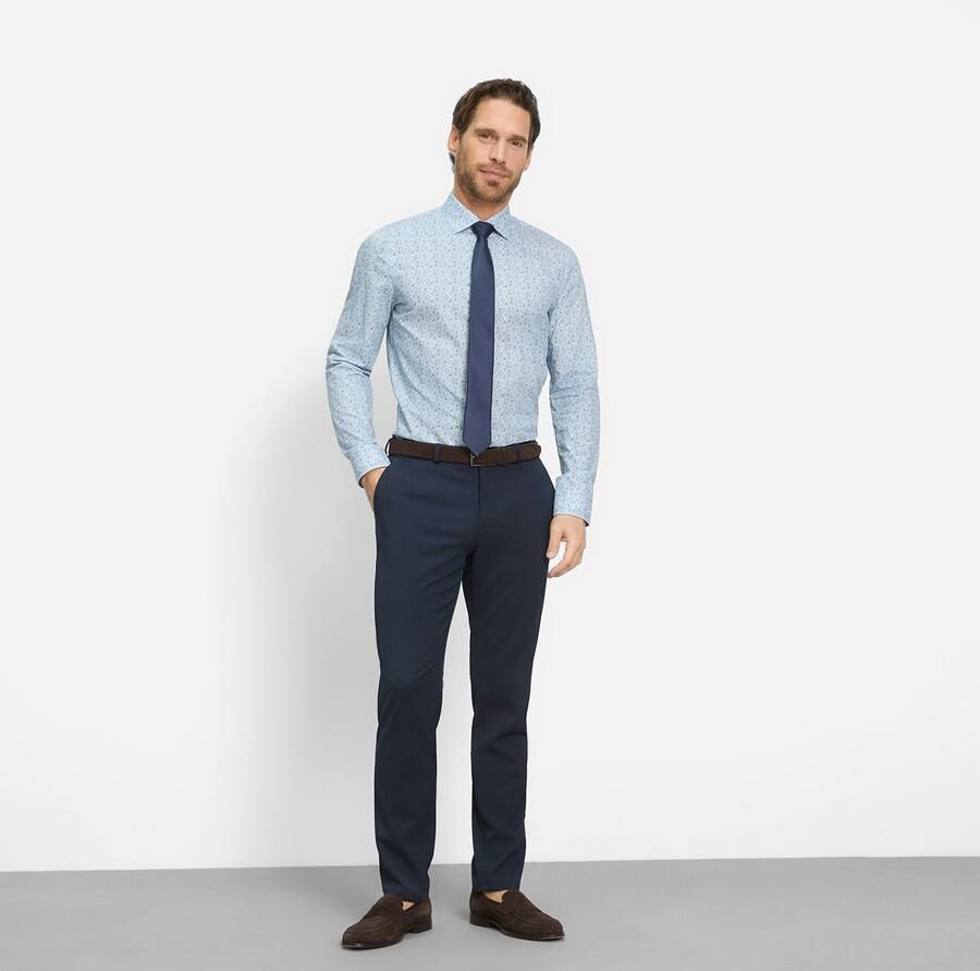 OLYMP Businessoverhemd No 6 six modieus gedessineerd - Foto 6