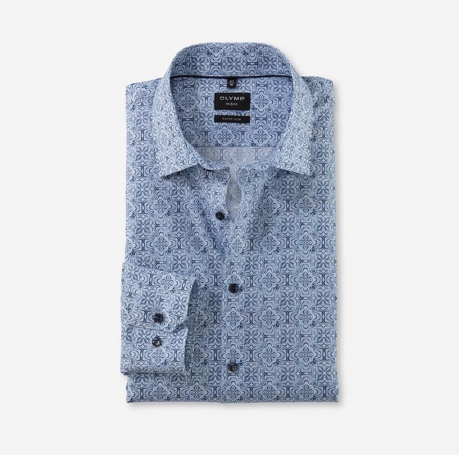 OLYMP Businessoverhemd No 6 six modieus gedessineerd - Foto 7