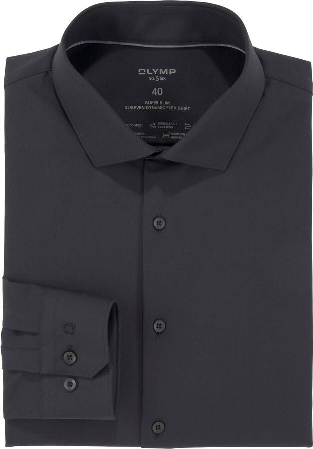 OLYMP No. Six Super slim fit zakelijk overhemd met kentkraag model 'Modern'