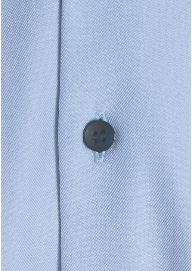 Olymp business overhemd No. 6 super slim fit lichtblauw effen katoen