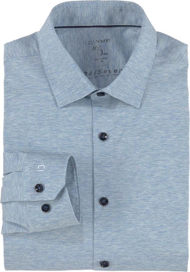 OLYMP Businessoverhemd No. Six 24 Seven super slim in comfortabele jersey-kwaliteit - Foto 2