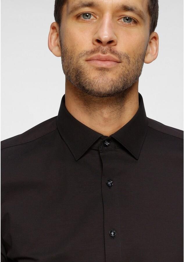 OLYMP Businessoverhemd No. Six 24 Seven super slim in comfortabele jersey-kwaliteit - Foto 3