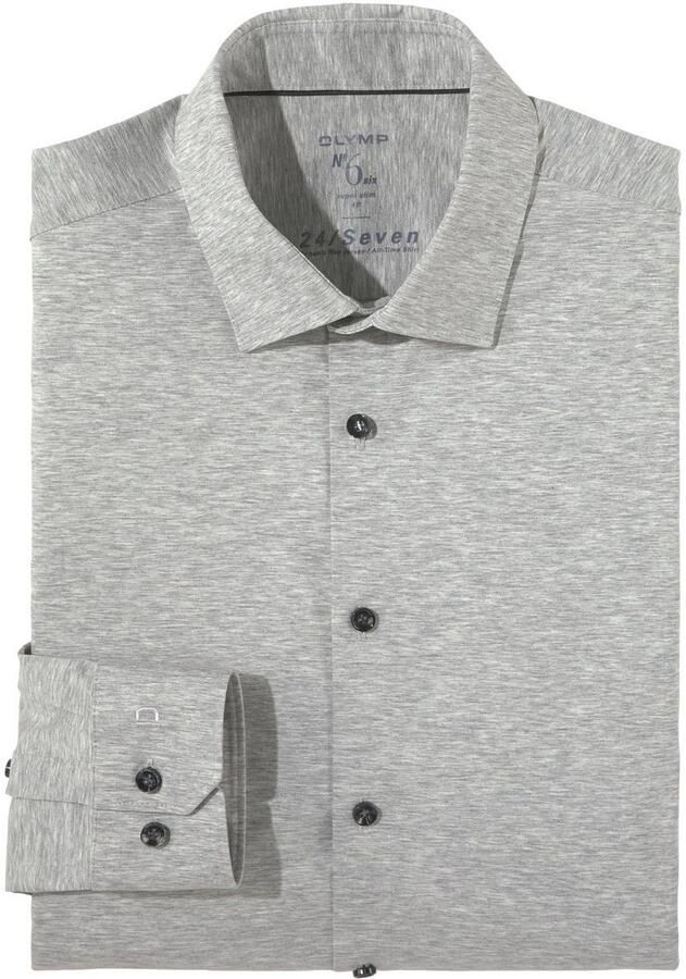 OLYMP Businessoverhemd No. Six 24 Seven super slim in comfortabele jersey-kwaliteit - Foto 3