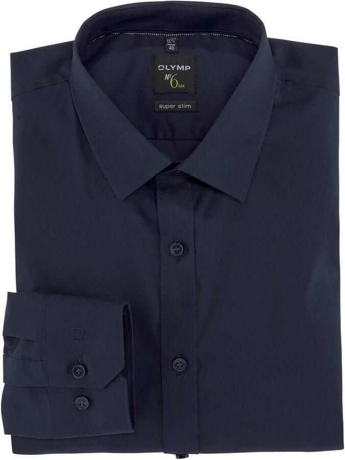 OLYMP Businessoverhemd No. Six super slim Gemakkelijk strijken