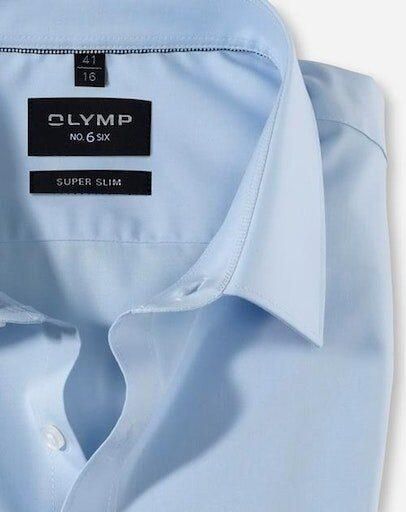 OLYMP No. Six Super slim fit zakelijk overhemd van popeline - Foto 2