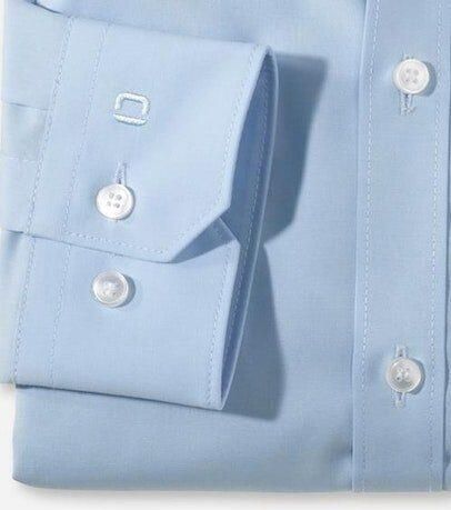 OLYMP No. Six Super slim fit zakelijk overhemd van popeline - Foto 4