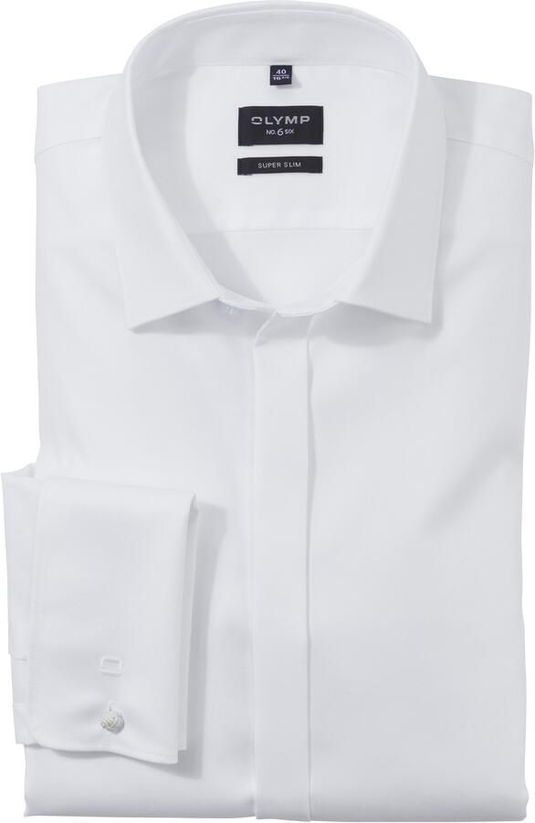 OLYMP No. Six Slim fit zakelijk overhemd met kentkraag model 'Urban'