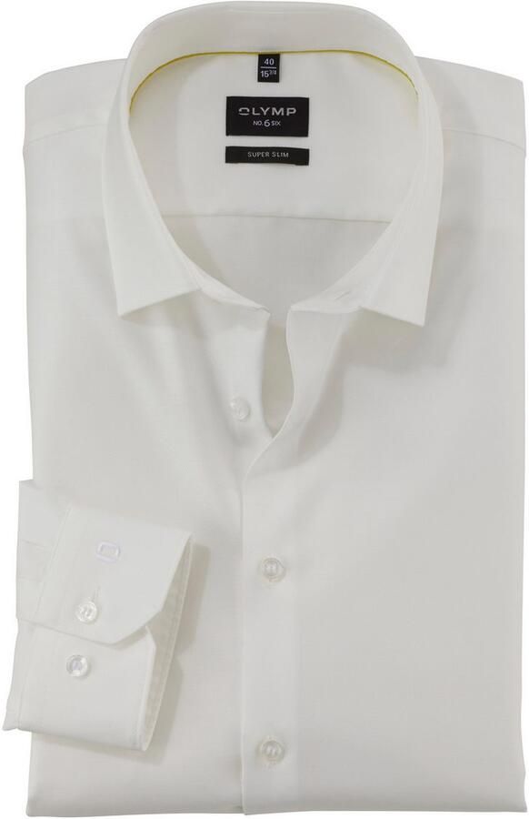 OLYMP No. Six Super slim fit zakelijk overhemd met kentkraag