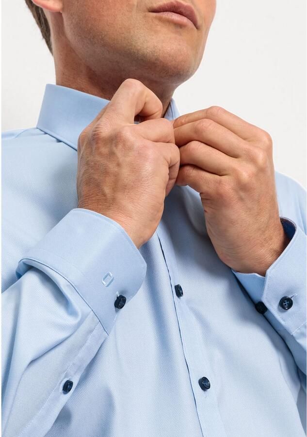 OLYMP No. Six Super slim fit zakelijk overhemd van ademende comfort stretch