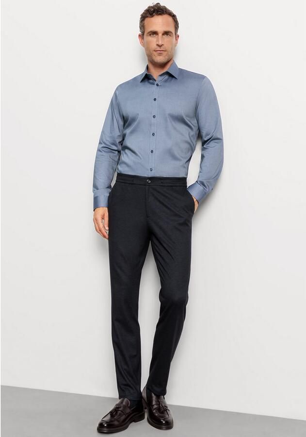 OLYMP No. Six Super slim fit zakelijk overhemd van ademende comfort stretch - Foto 3