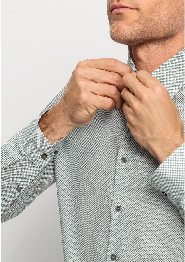OLYMP No. Six Super slim fit zakelijk overhemd met knoopsluiting - Foto 2