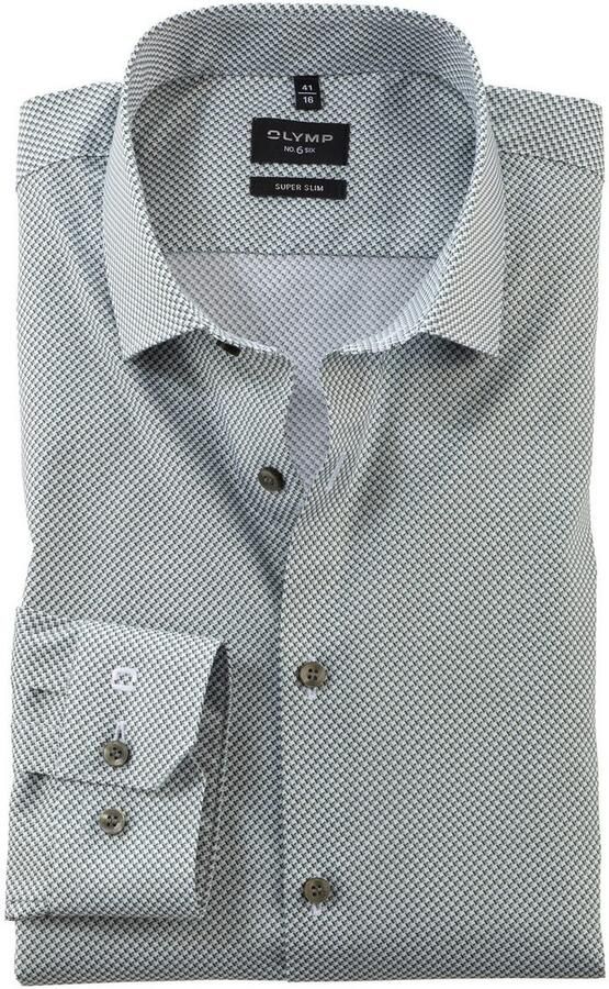 OLYMP No. Six Super slim fit zakelijk overhemd met knoopsluiting - Foto 4