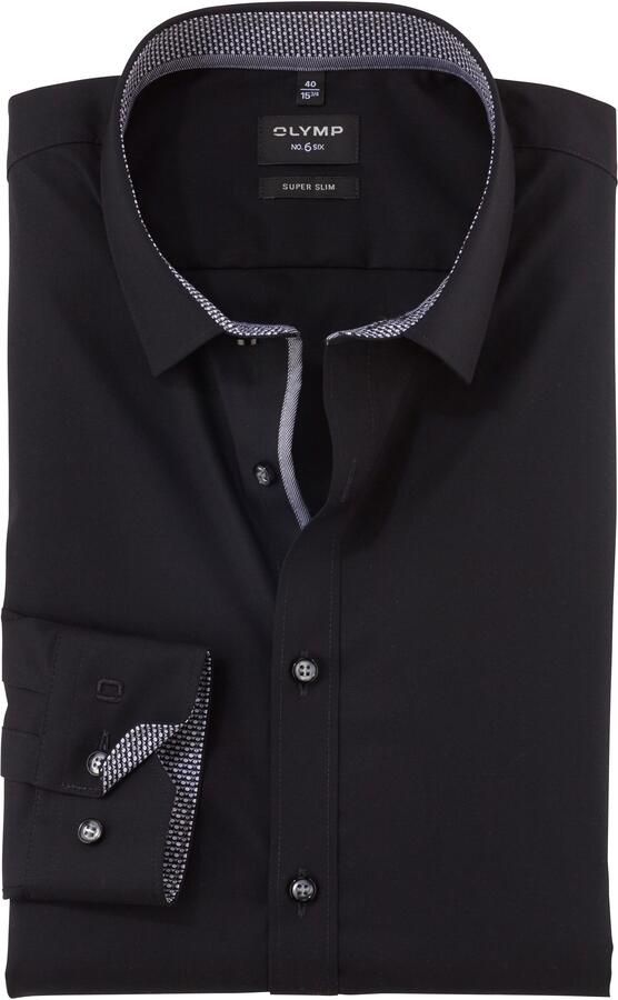 OLYMP Businessoverhemd No. Six super slim super slim comfort stretch strijkvrij