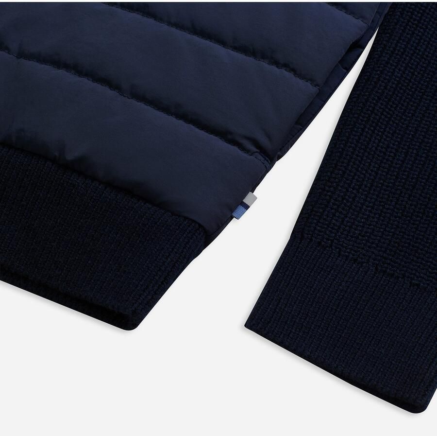 OLYMP Hybride jas met gewatteerde inzetstukken modern fit opstaande kraag