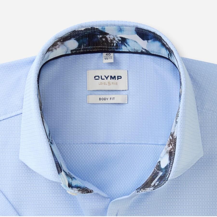 OLYMP Level Five Body fit zakelijk overhemd met 1 2-mouwen - Foto 2