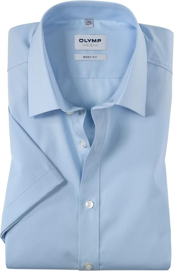 OLYMP Overhemd met korte mouwen Level Five body fit