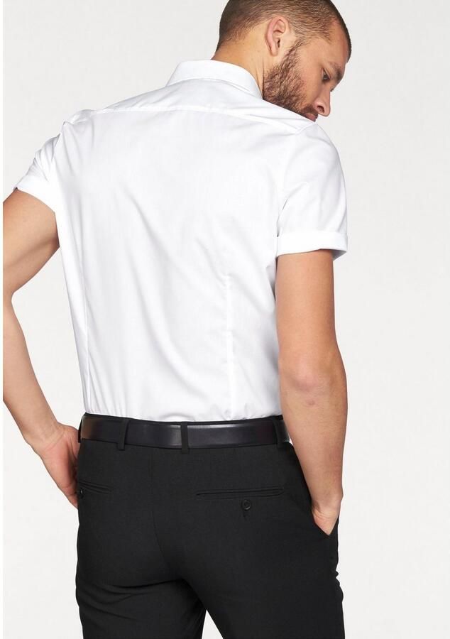 OLYMP Level Five Body fit zakelijk overhemd met 1 2-mouwen model 'NEW YORK' - Foto 3