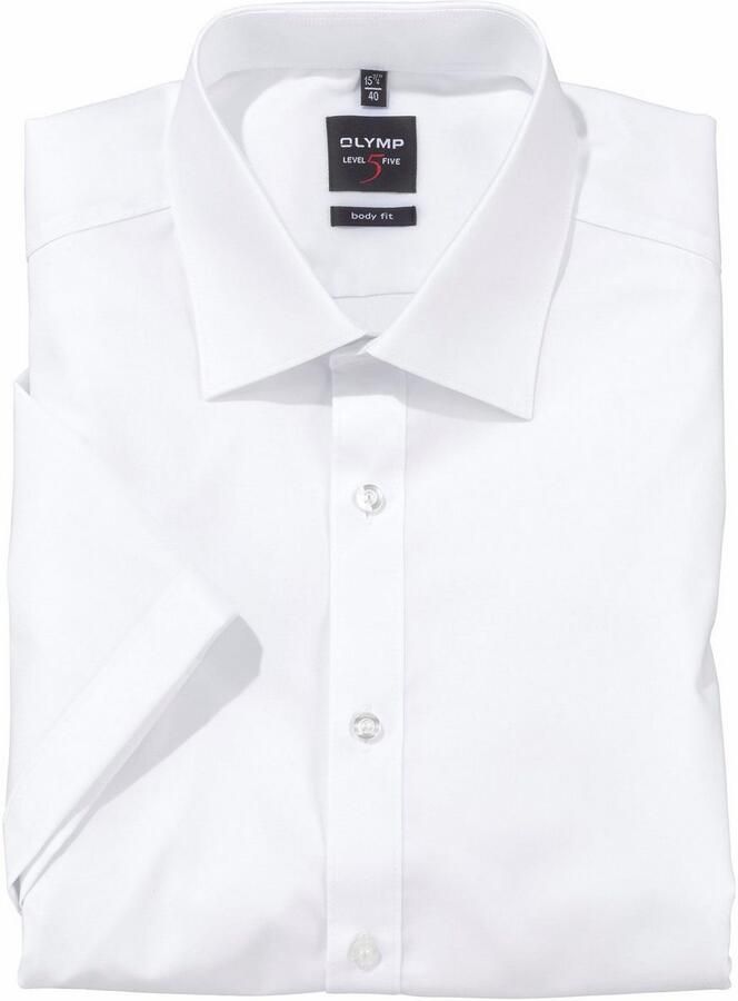 OLYMP Level Five Body fit zakelijk overhemd met 1 2-mouwen model 'NEW YORK' - Foto 2