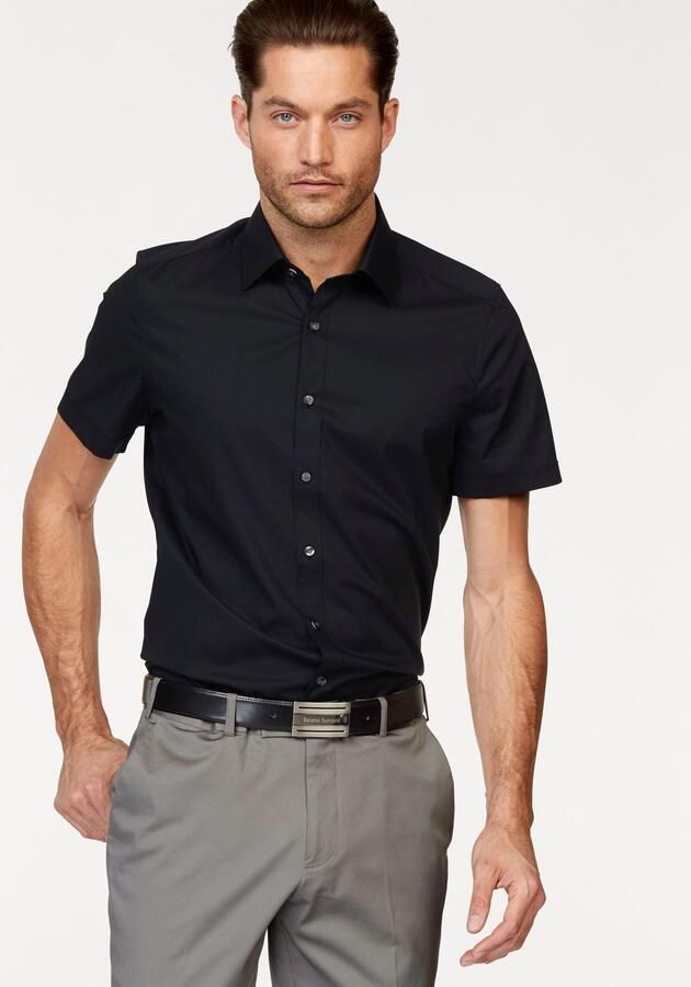 OLYMP Level Five Body fit zakelijk overhemd met 1 2-mouwen model 'NEW YORK' - Foto 6