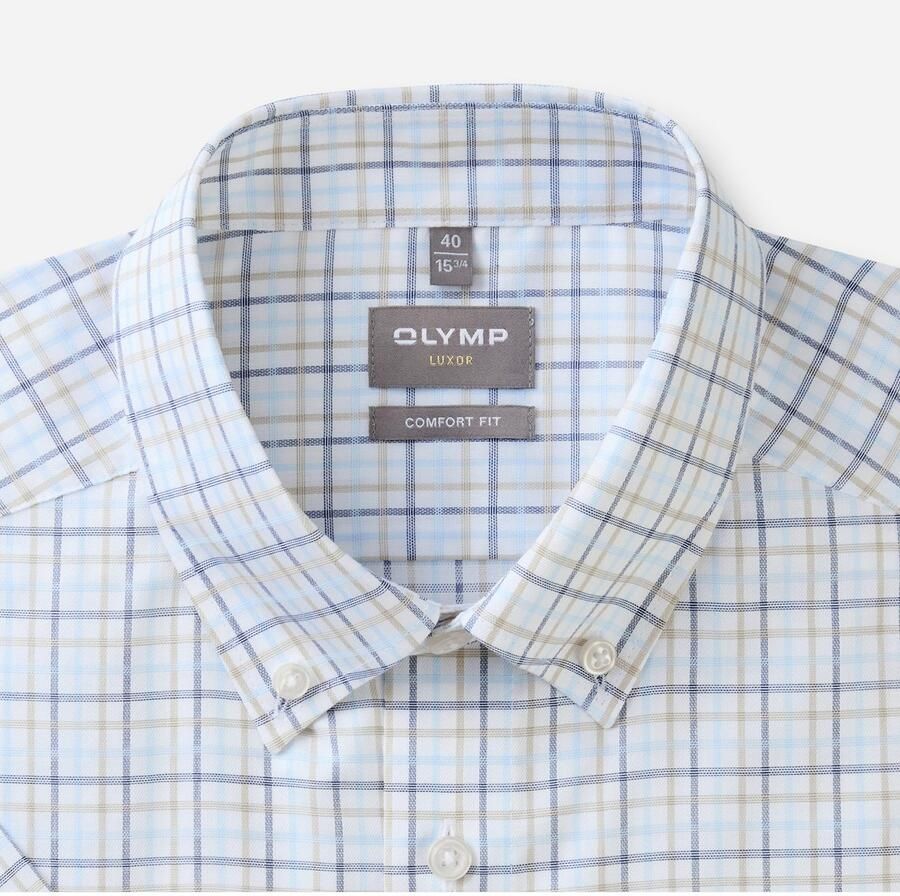 OLYMP Overhemd met korte mouwen Luxor comfort fit - Foto 2