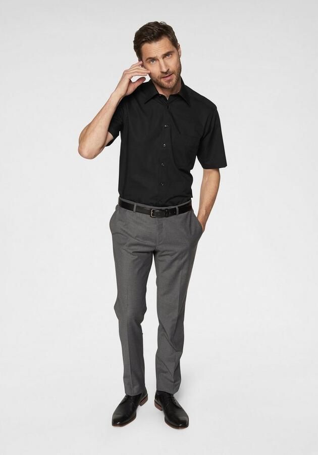 OLYMP Overhemd met korte mouwen Luxor comfort fit Korte mouwen shirt met borstzak strijkvrij - Foto 6