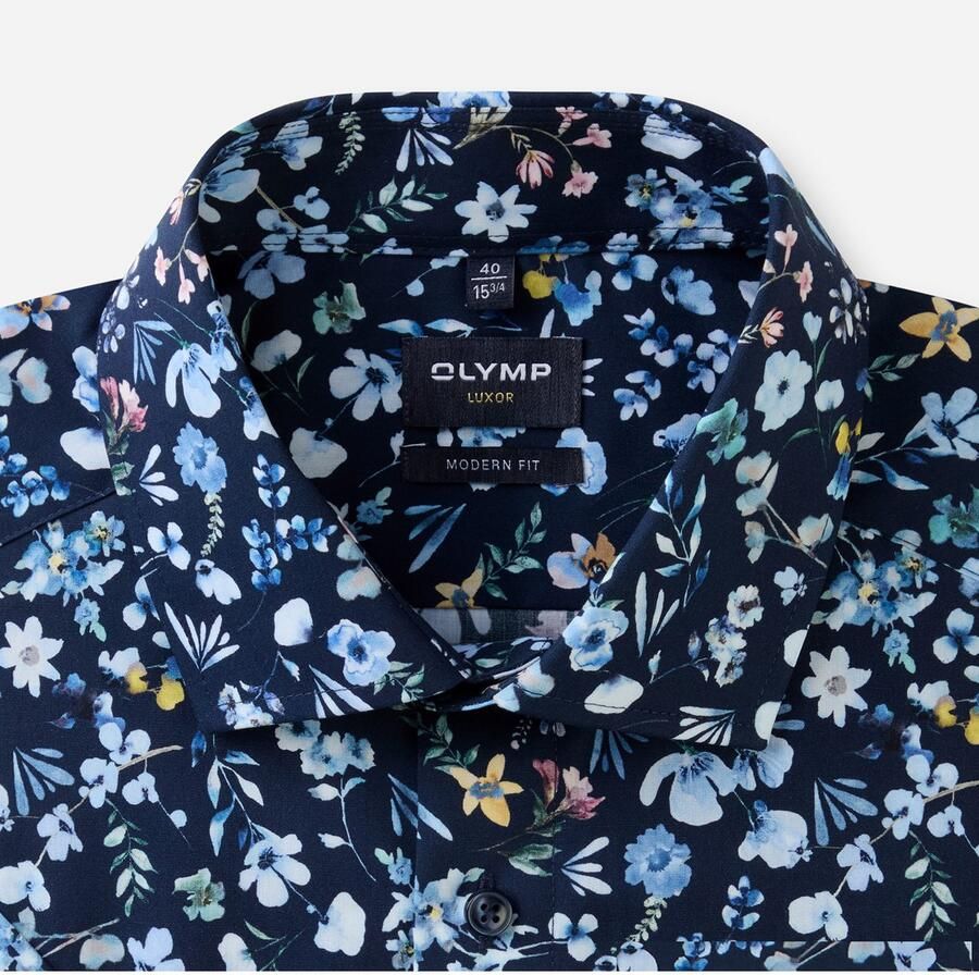 OLYMP Overhemd met korte mouwen Luxor modern fit - Foto 2