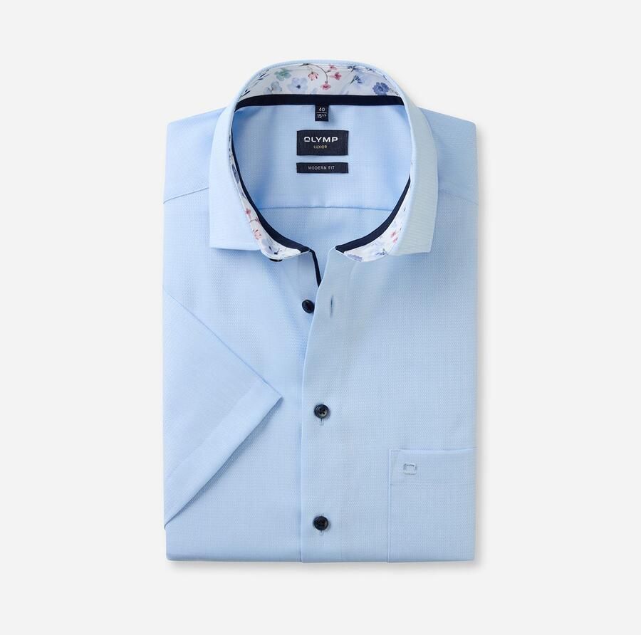 OLYMP Overhemd met korte mouwen Luxor modern fit - Foto 3