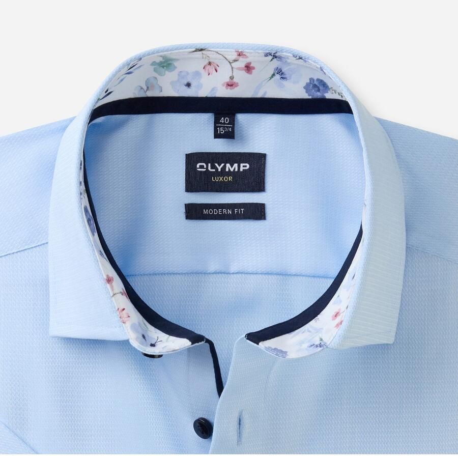 OLYMP Overhemd met korte mouwen Luxor modern fit - Foto 2