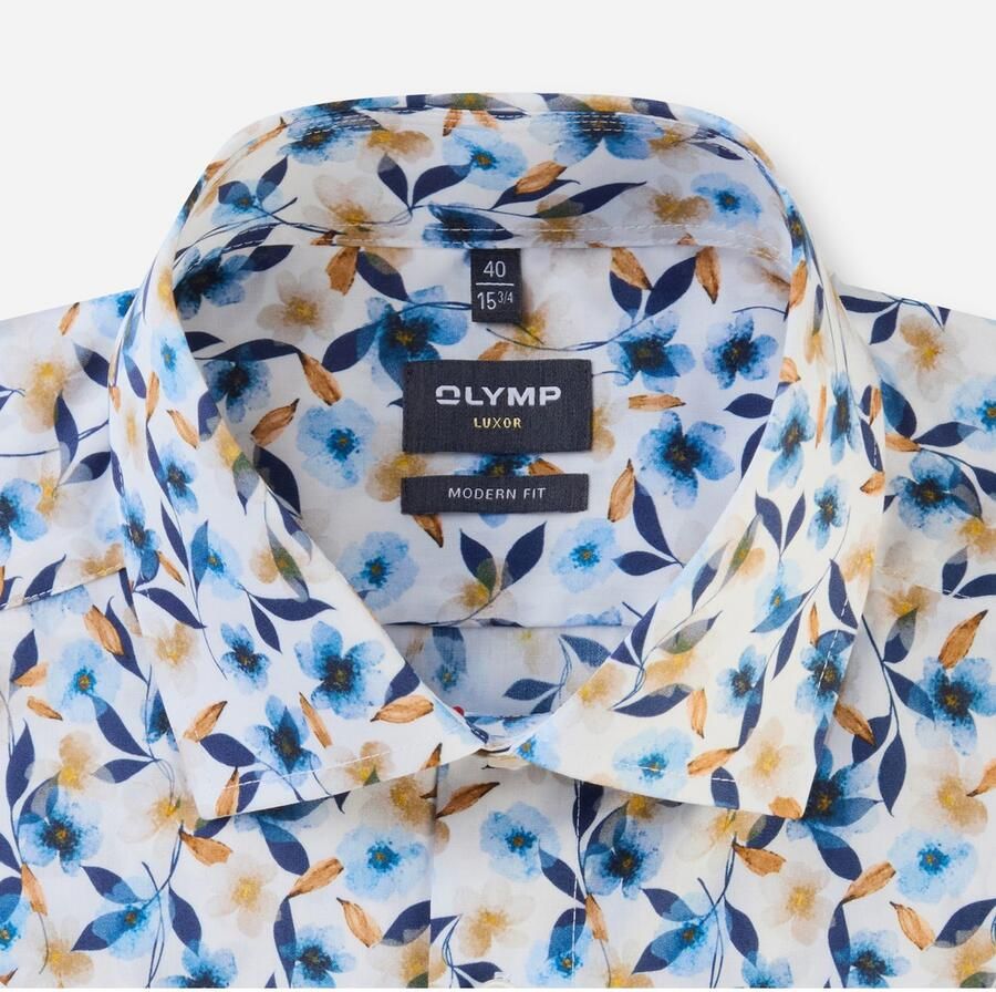 OLYMP Overhemd met korte mouwen Luxor modern fit - Foto 2
