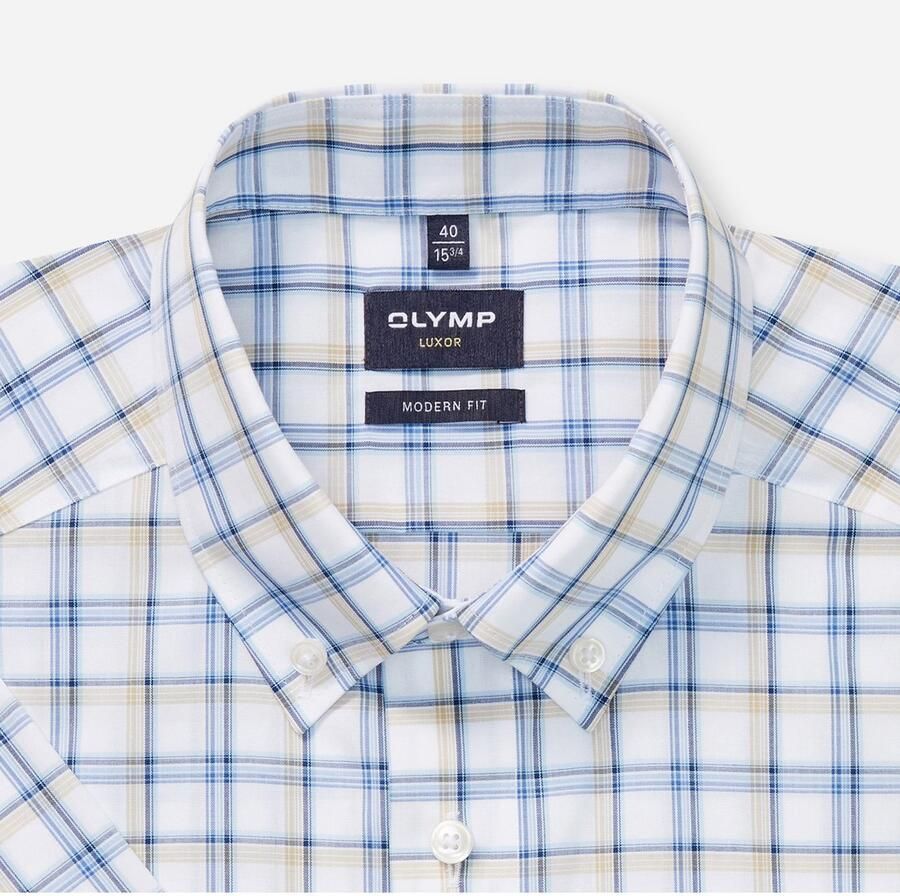 OLYMP Overhemd met korte mouwen Luxor modern fit - Foto 2