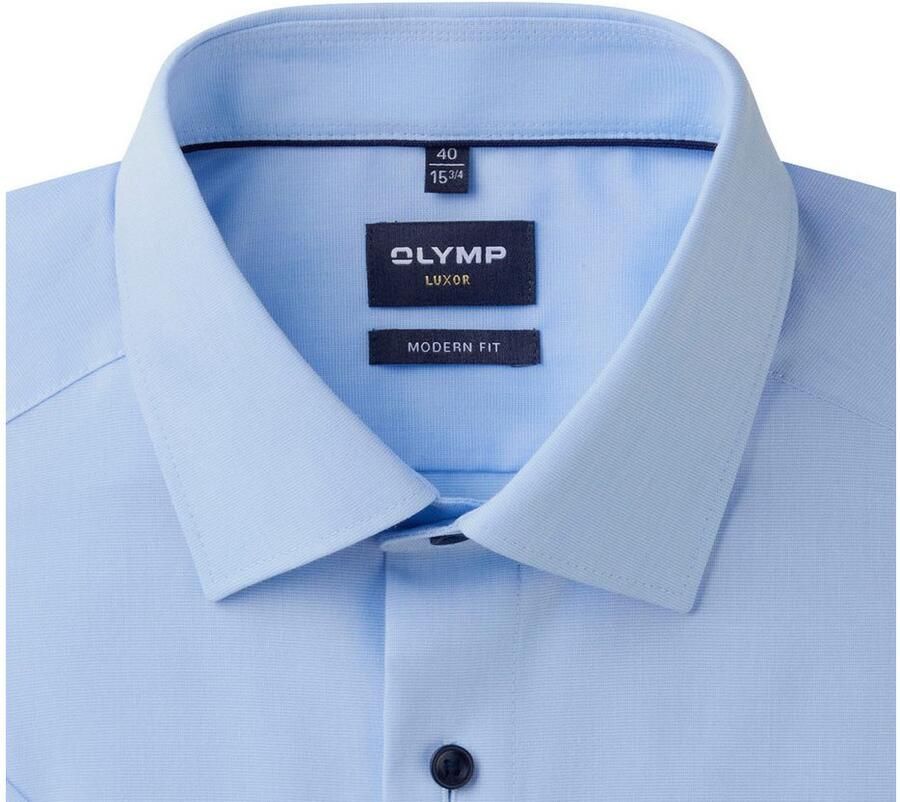OLYMP Overhemd met korte mouwen met borstzak