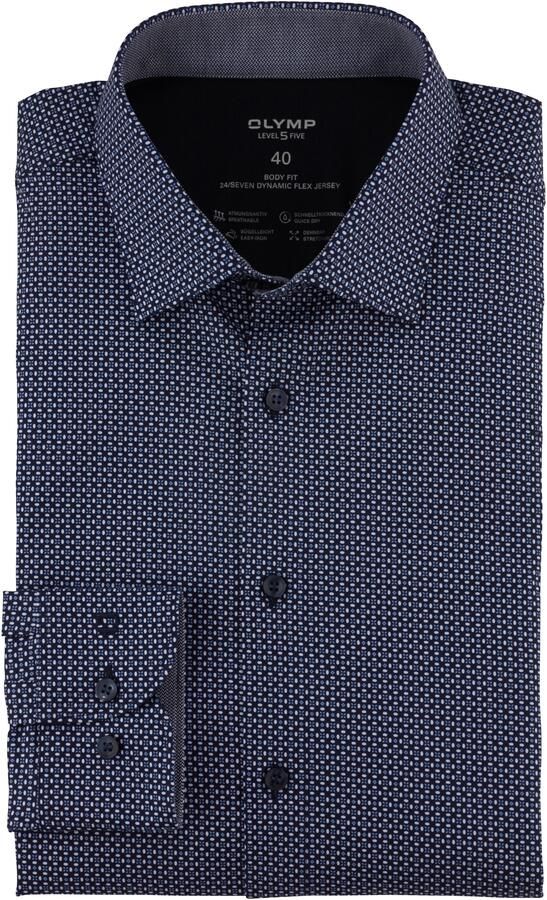 OLYMP Overhemd met lange mouwen 24 7 Level 5