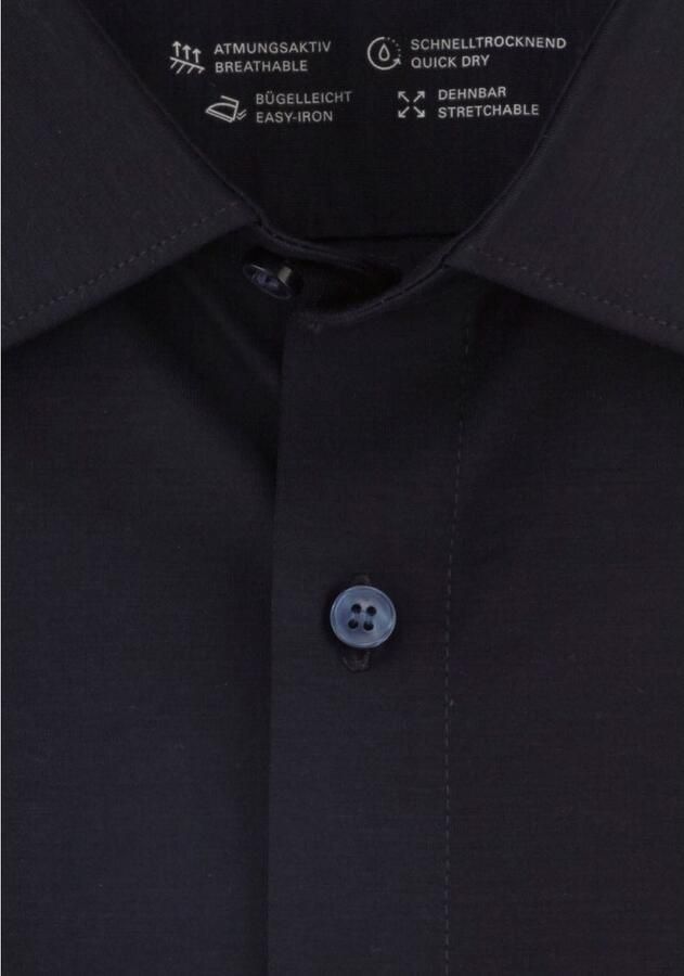 OLYMP Overhemd met lange mouwen 24 7 Level 5 Jersey modieus bloe patroon in de binnen chet - Foto 2