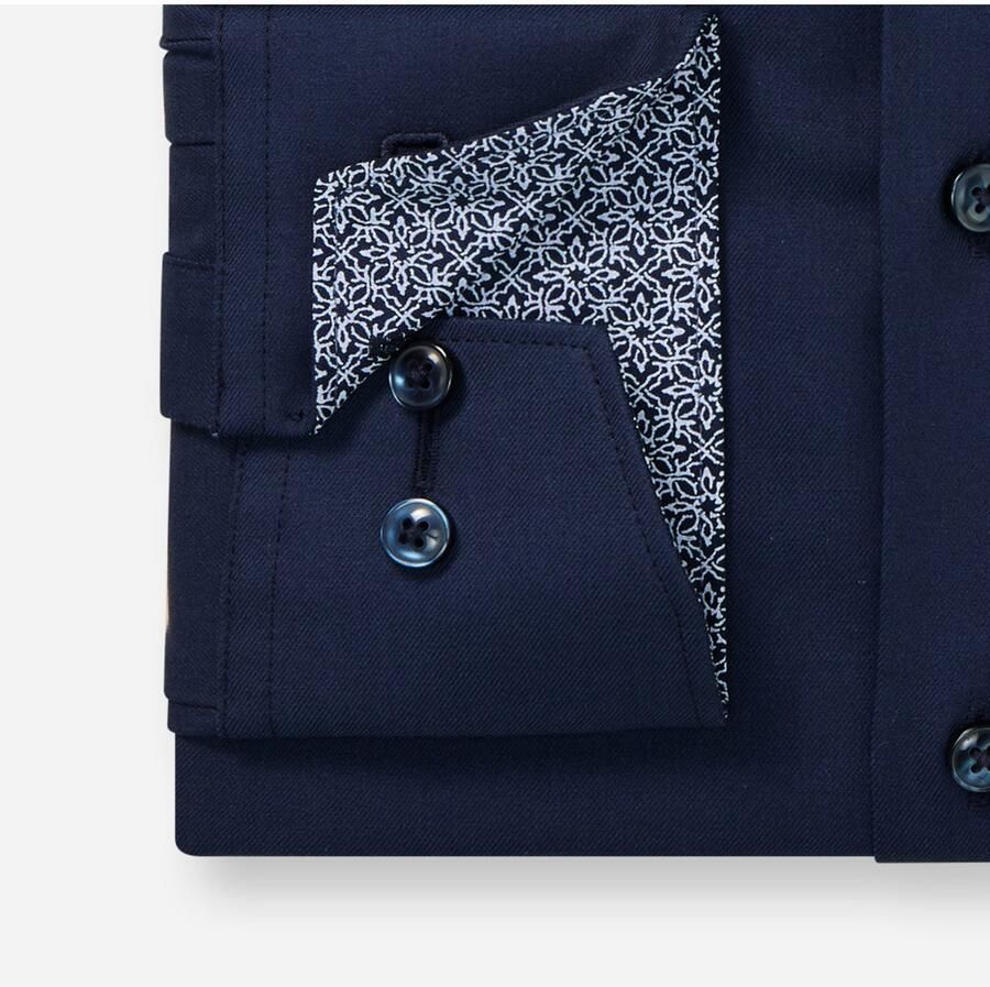 OLYMP Overhemd met lange mouwen 24 7 Luxor comfort fit Climate Control zakelijk overhemd New-Kentkraag comfort fit