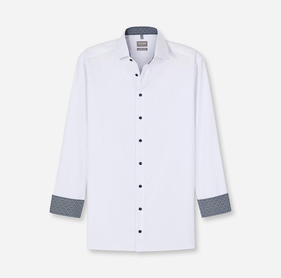OLYMP Overhemd met lange mouwen 24 7 Luxor comfort fit Climate Control zakelijk overhemd New-Kentkraag comfort fit - Foto 3