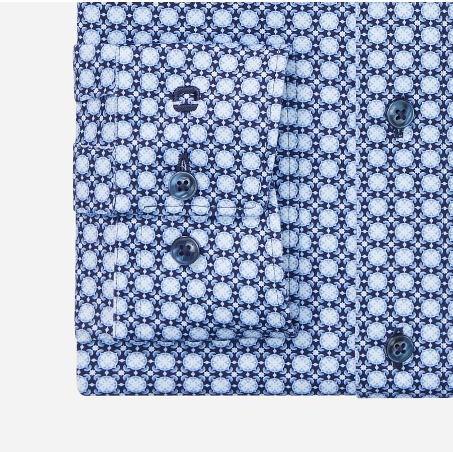 OLYMP Overhemd met lange mouwen 24 7 Luxor modern fit ade d modern fit new-kentkraag flex jersey