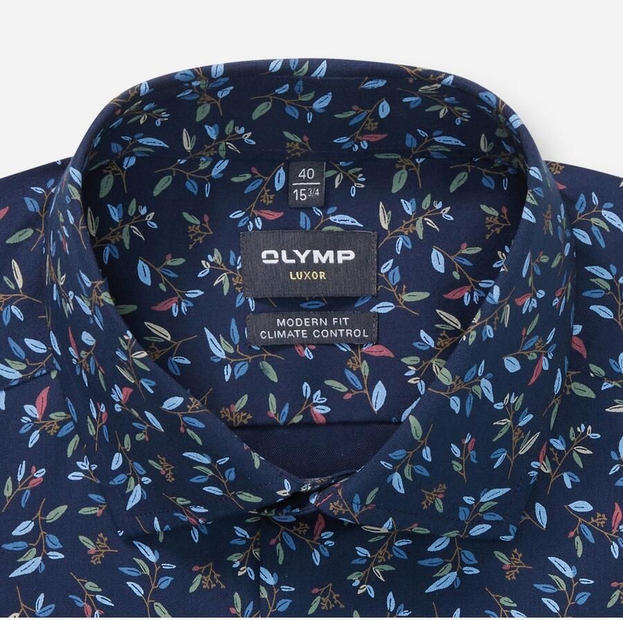OLYMP Overhemd met lange mouwen 24 7 Luxor modern fit Climate Control Global-Kentkraag modern fit zakelijk overhemd - Foto 3