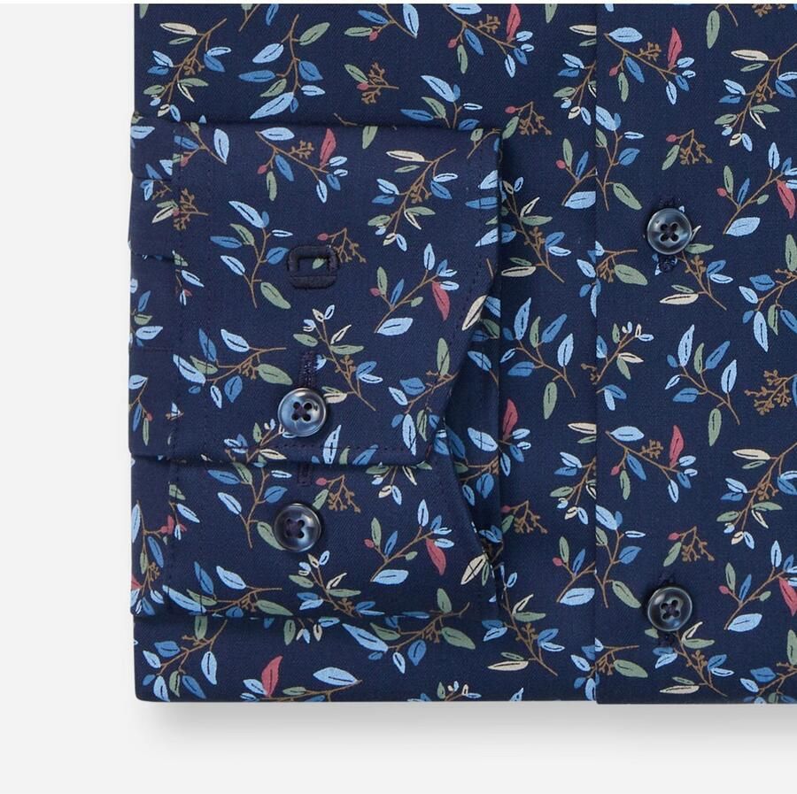 OLYMP Overhemd met lange mouwen 24 7 Luxor modern fit Climate Control Global-Kentkraag modern fit zakelijk overhemd