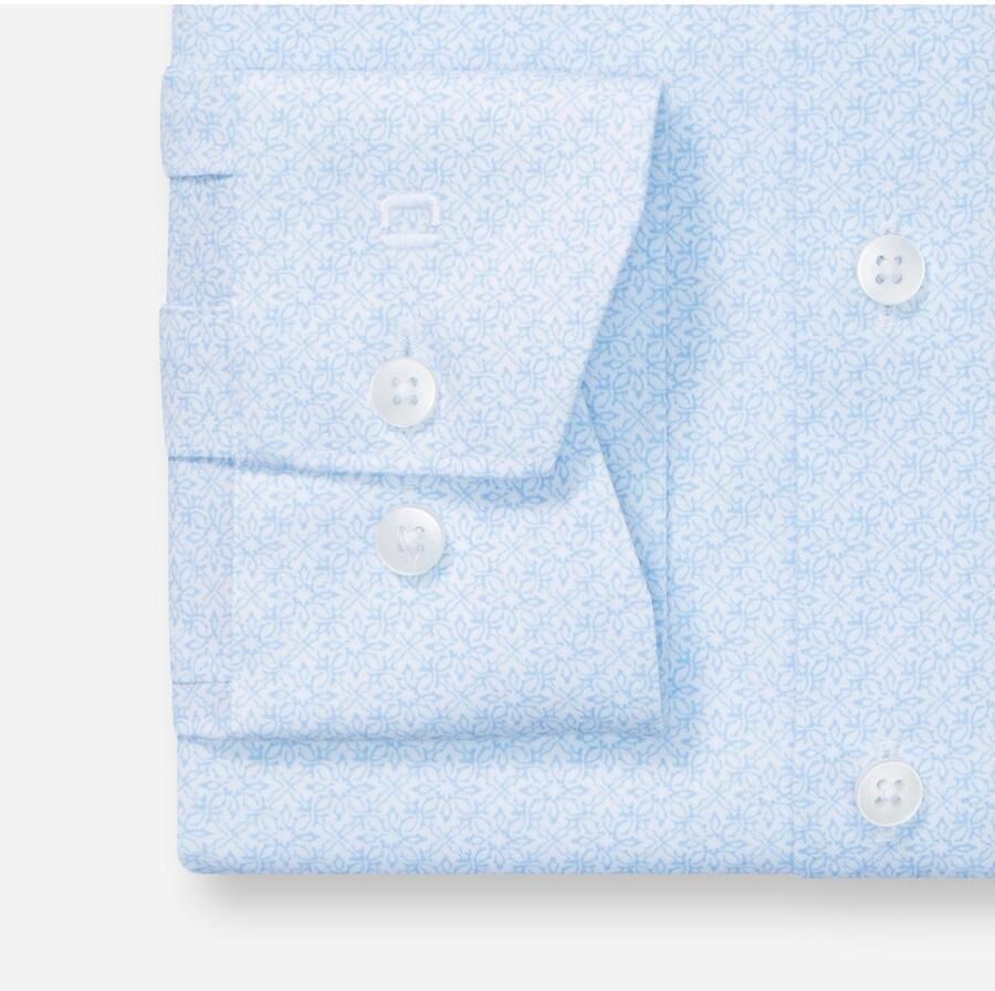 OLYMP Overhemd met lange mouwen 24 Seven Luxor Climate Control modern fit zakelijk overhemd Global-Kentkraag rekbaar