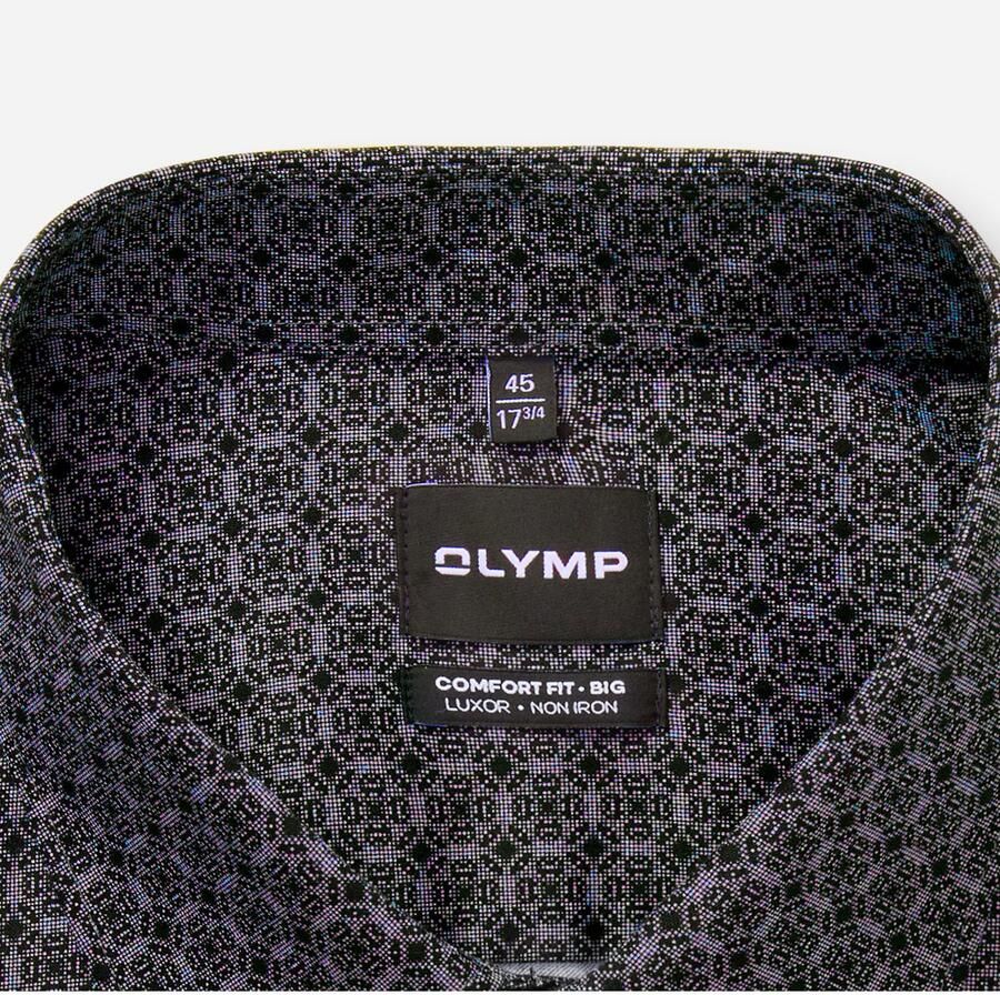 OLYMP Overhemd met lange mouwen Big & Tall Nieuwe COMFORT FIT BIG collectie business overhemd new-kentkraag - Foto 2