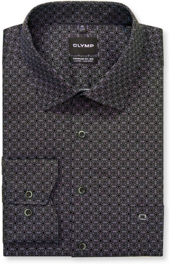 OLYMP Overhemd met lange mouwen Big & Tall Nieuwe COMFORT FIT BIG collectie business overhemd new-kentkraag - Foto 3