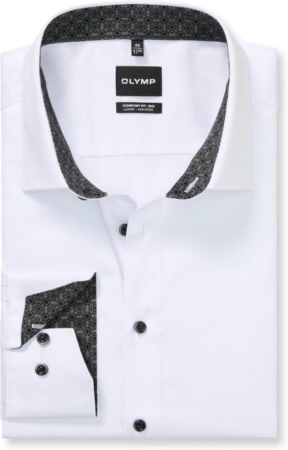 OLYMP Overhemd met lange mouwen Big & Tall Nieuwe COMFORT FIT BIG collectie new-kentkraag business overhemd - Foto 6