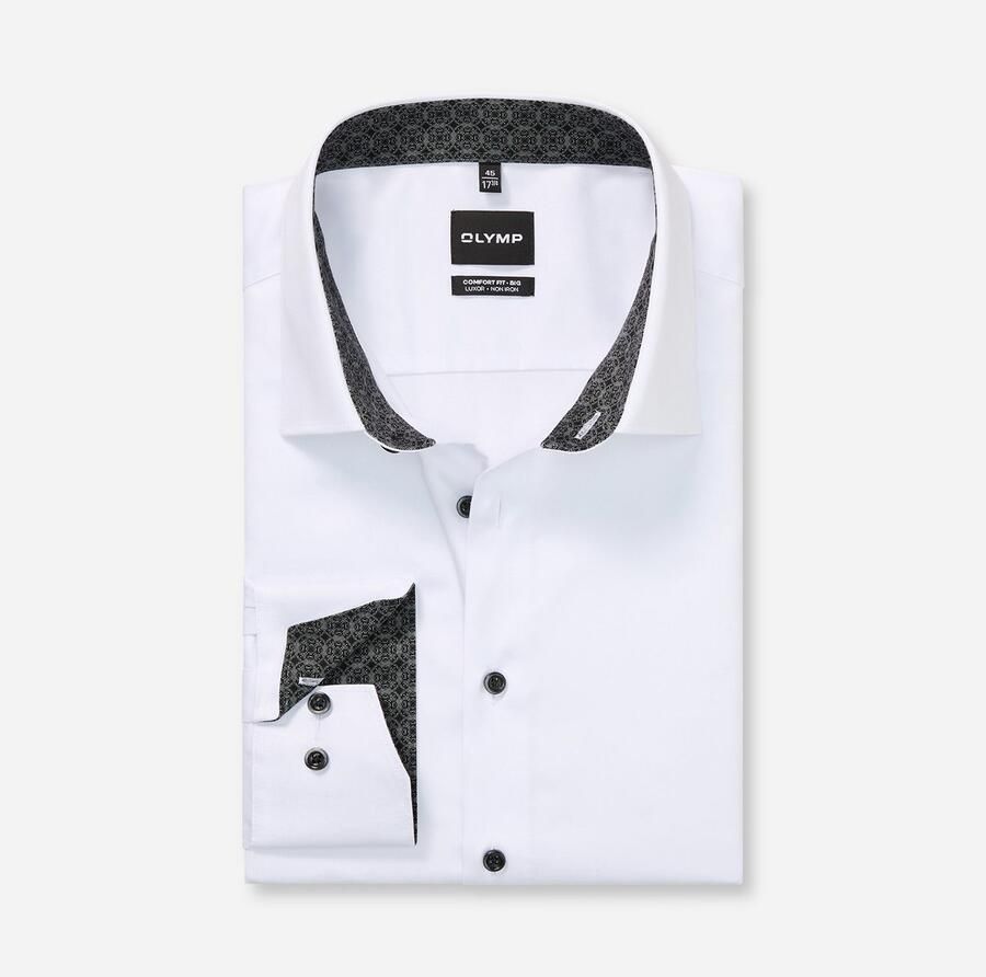 OLYMP Overhemd met lange mouwen Big & Tall Nieuwe COMFORT FIT BIG collectie new-kentkraag business overhemd - Foto 3