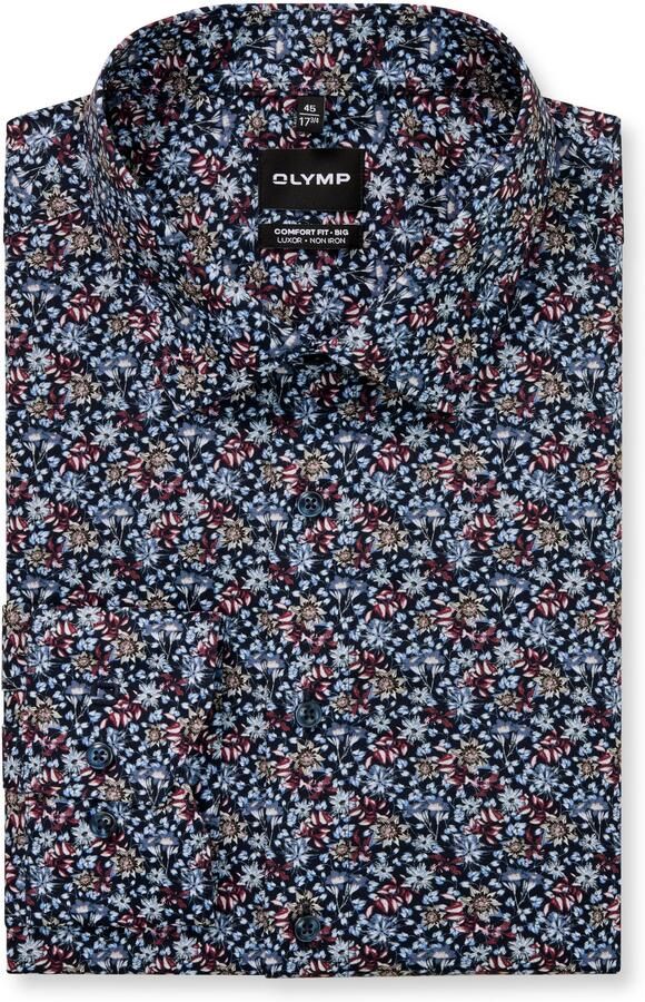 OLYMP Overhemd met lange mouwen Big & Tall Nieuwe COMFORT FIT BIG collectie new-kentkraag - Foto 4